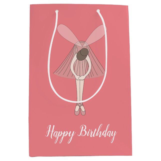 Illsima Ballerina Fairy Peach med text (Framsidan)