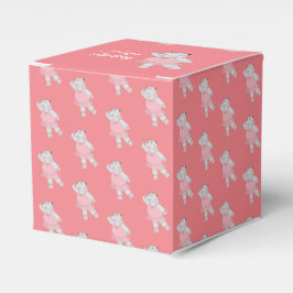 Illsima Ballet Hippo Peach Birthday Gift Box// Presentaskar