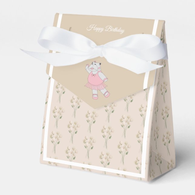 Illsima Ballet Hippo Summer Blooms Gift/ Presentaskar (Framsidan Sidan)