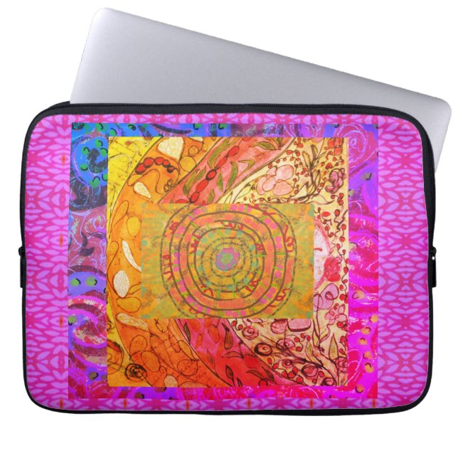 Illuminated Abstract  Laptop Fodral (Framsidan)