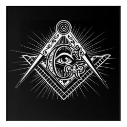 Illuminati All Seeing Öga Freemason Symbol
