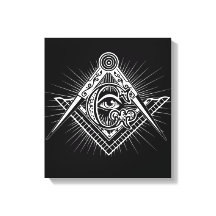 Illuminati All Seeing Öga Freemason Symbol