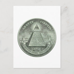 Illuminati - alla ser öga vykort