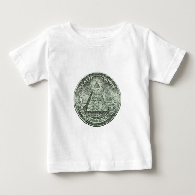 Illuminati - allt seende öga t shirt (Framsida)