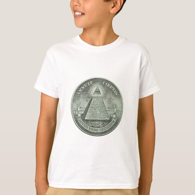 Illuminati - allt seende öga tee shirt (Framsida)