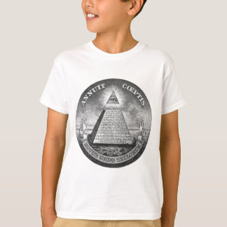 Illuminati allt seende öga tee shirt