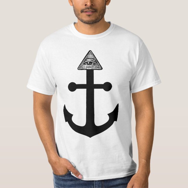 Illuminati ankrar t-shirt (Framsida)