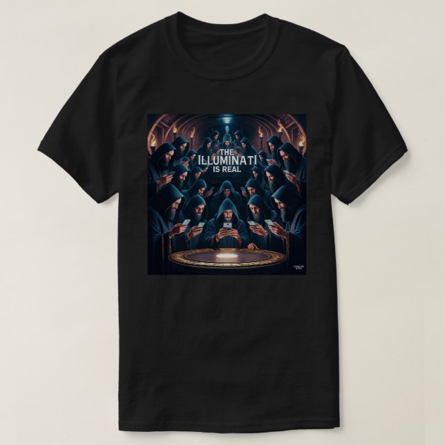 Illuminati är äkta t shirt (Design framsida)