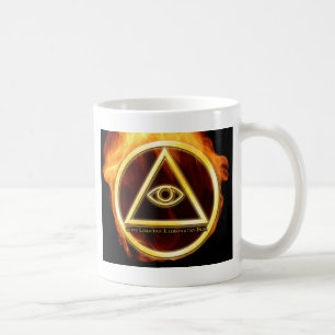 Illuminati avfyrar på kaffemugg