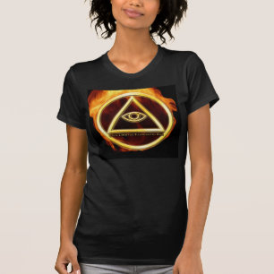 Illuminati avfyrar på t-shirt