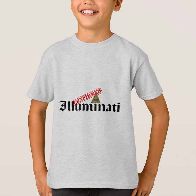 Illuminati bekräftade tee shirt (Framsida)