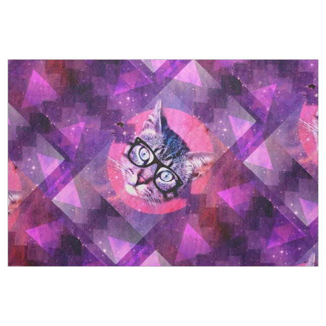 illuminati cat vävnad tyg (Fat Quarter)