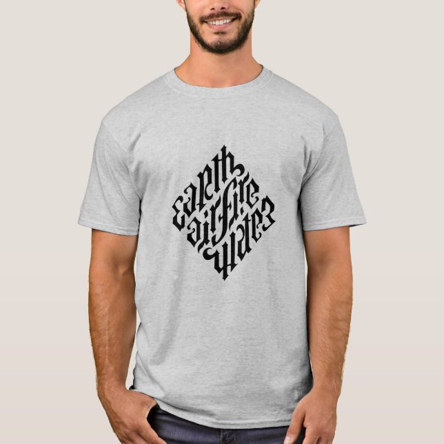 Illuminati diamant t-shirt (Framsida)