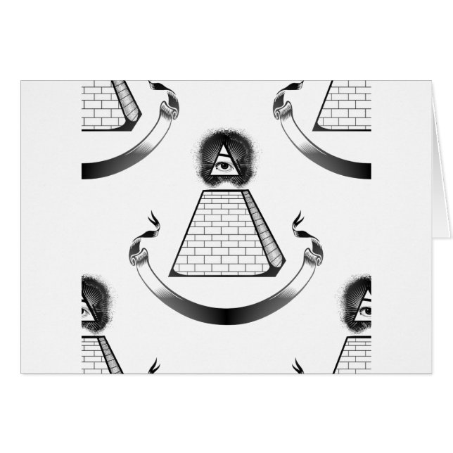 illuminati hälsningskort (Framsidan Horizontal)