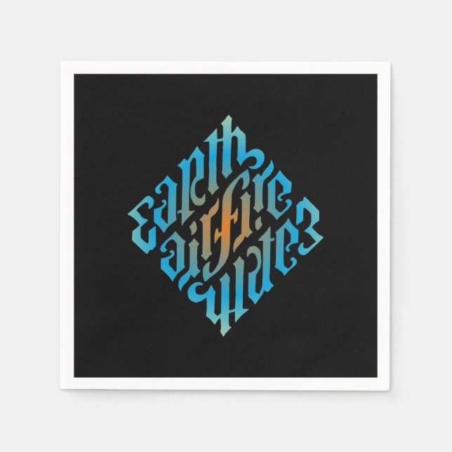 Illuminati Inslag Pappersservett (Framsidan)