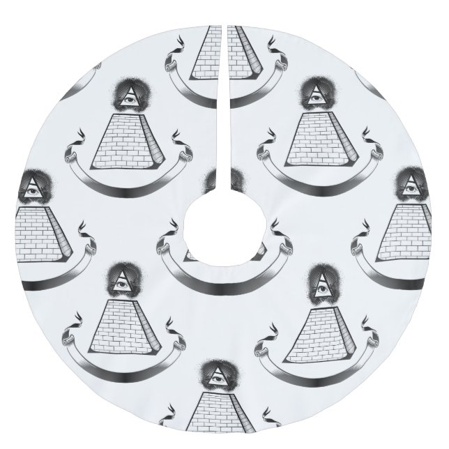 illuminati julafton julgran skirt julgransmatta borstad polyester (Framsidan)