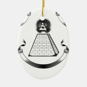 illuminati julgransprydnad keramik
