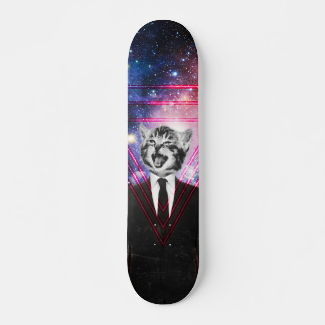 Illuminati katt skateboard bräda 21,5 cm (Framsida)