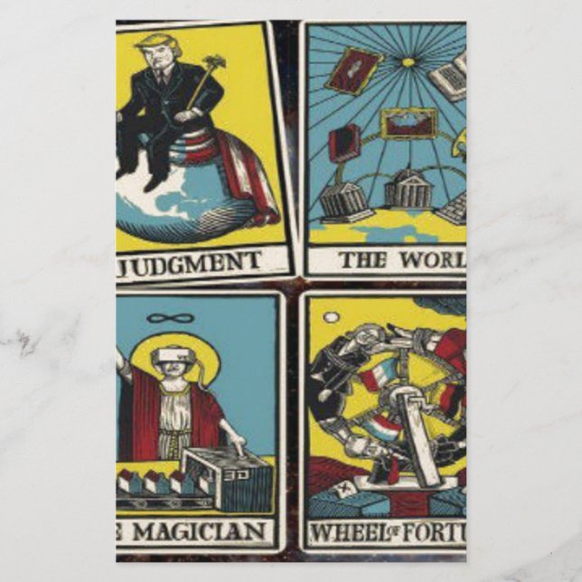 ILLUMINATI-KORTSPEL BREVPAPPER (Framsida)