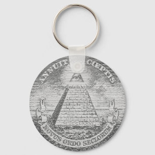 illuminati logo nyckelring
