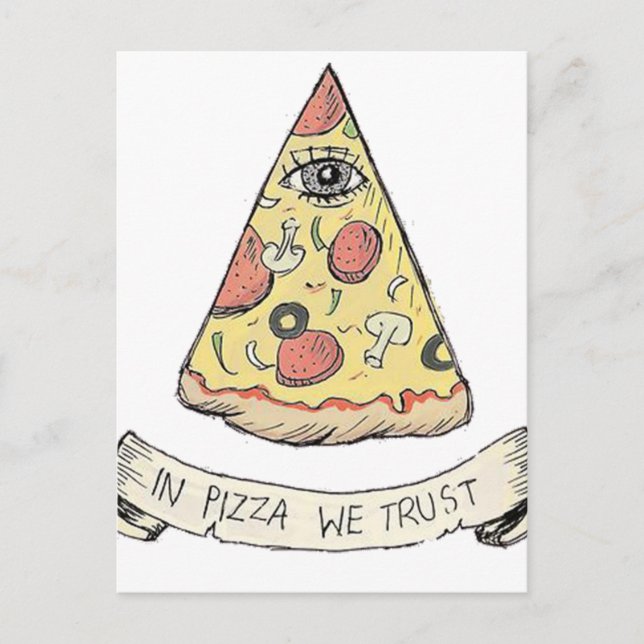 Illuminati mason vykort (Framsida)