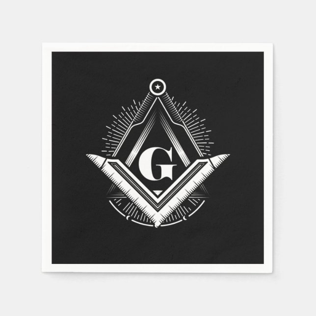 Illuminati Masonic Conspiracy Triangle Pyramid Gif Pappersservett (Framsidan)