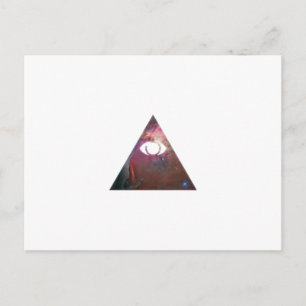 Illuminati Öga Vykort