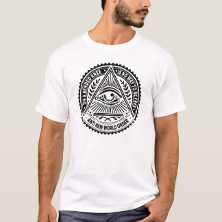 Illuminati - på ett böjt knä är inget långt att tee shirt