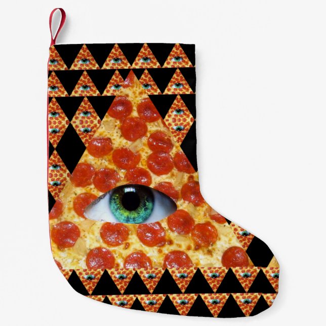 Illuminati Pizza Liten Julstrumpa (Framsidan)