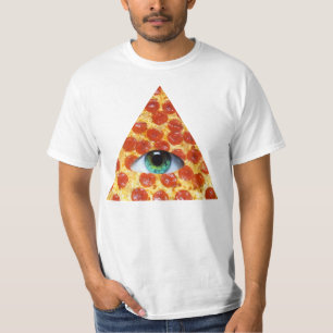 Illuminati Pizza T-shirt