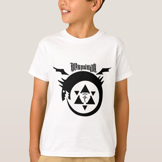 Illuminati skjorta t shirt (Framsida)
