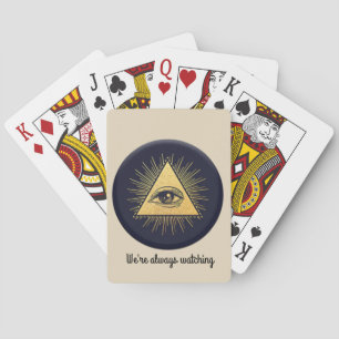 illuminati som leker kort casinokort