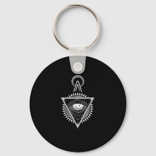 Illuminati Symbol Konspiration Masonic Triangel Pr Nyckelring