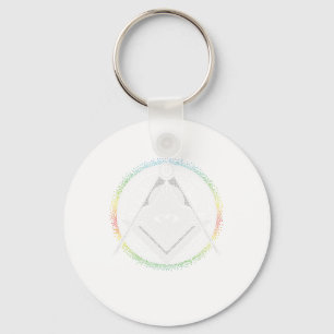 Illuminati Symbol Masonic Triangle Conspiracy G Gi Nyckelring