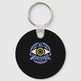Illuminati Symbol Triangle Masonic Conspiracy Gift Nyckelring