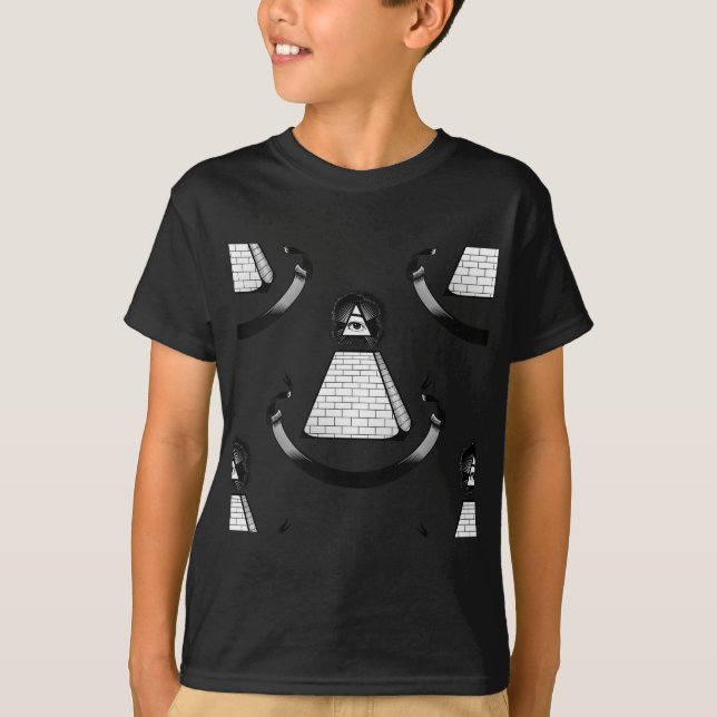 illuminati t shirt (Framsida)