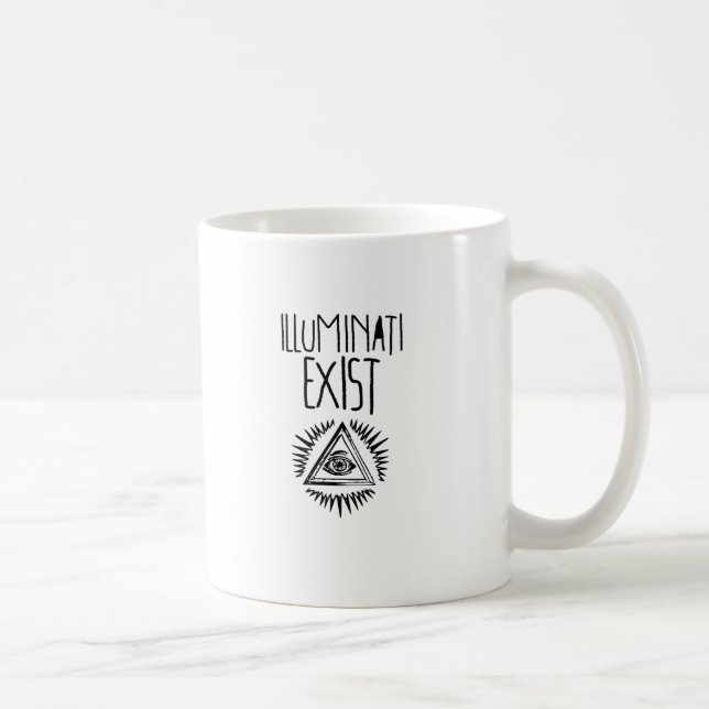 illuminati tshirt kaffemugg (Höger)