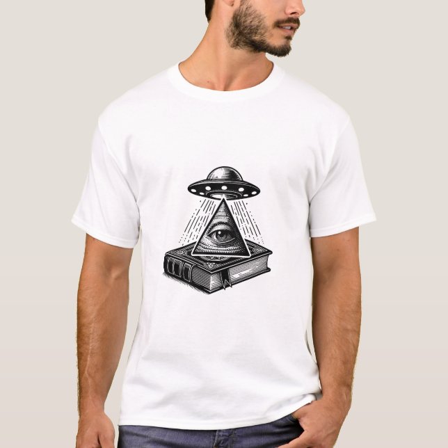Illuminati UFO T Shirt (Framsida)