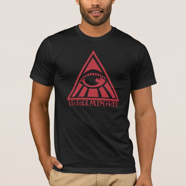 Illuminati UFO Tee Shirt (Framsida)