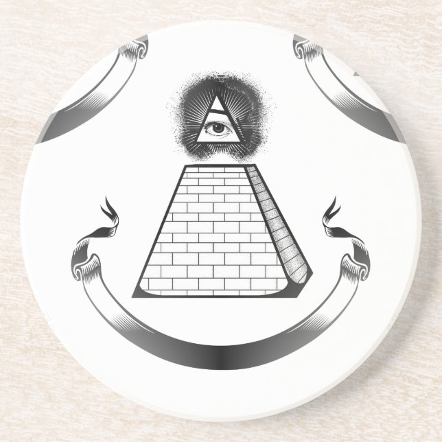 illuminati underlägg sandsten (Framsidan)