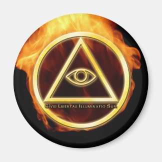 Illuminati vid brand magnet