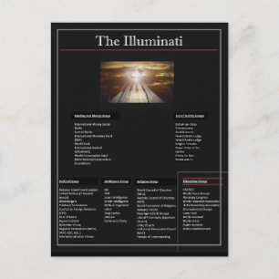 Illuminati Vykort