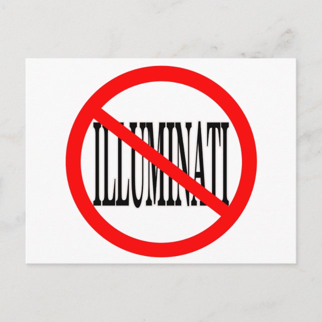 Illuminati Vykort (Framsida)