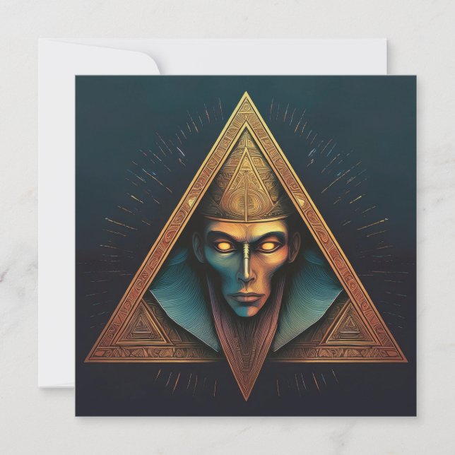 Illuminati Wall Vapensköld Inbjudningar (Framsida)