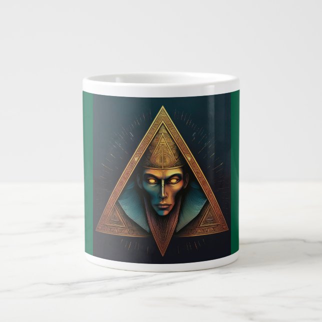 Illuminati Wall Vapensköld Jumbo Mugg (Framsidan)