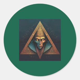 Illuminati Wall Vapensköld Runt Klistermärke