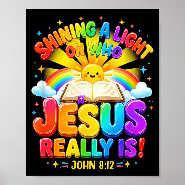 Illumination Station Shining A Light On Who Jesus Poster (Framsidan)