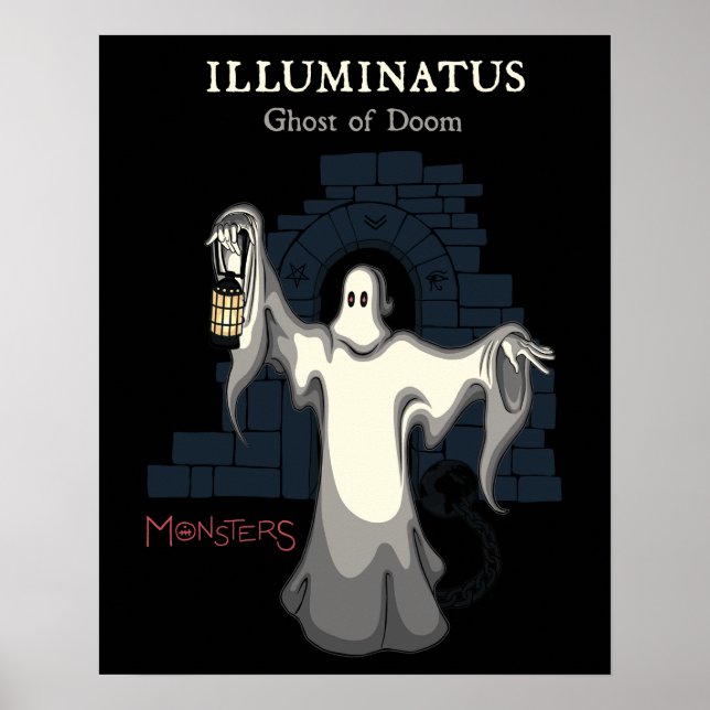 ILLUMINATUS, domedagsspöke. (monster-serie) Poster (Framsidan)