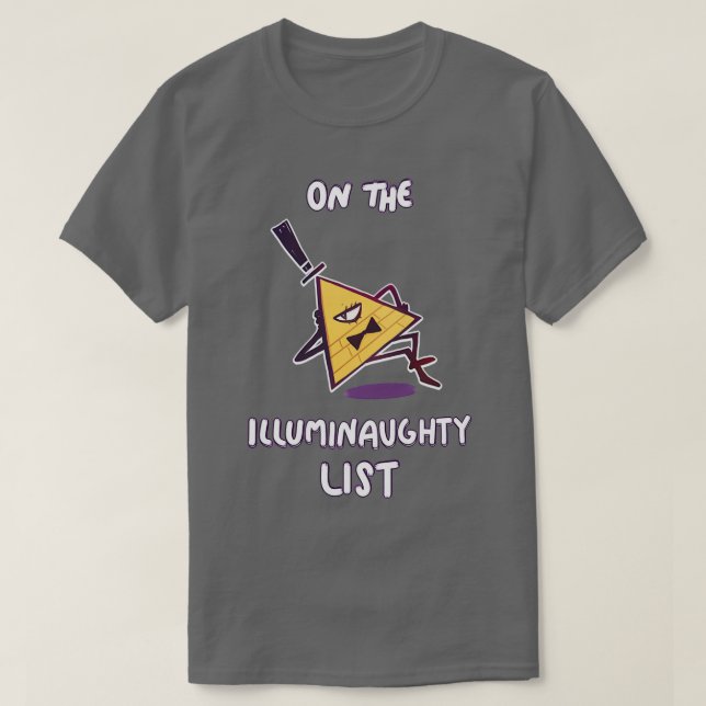 Illuminaughty List T Shirt (Design framsida)