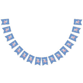 illusima Ballerina Elephant Blue Vimplar